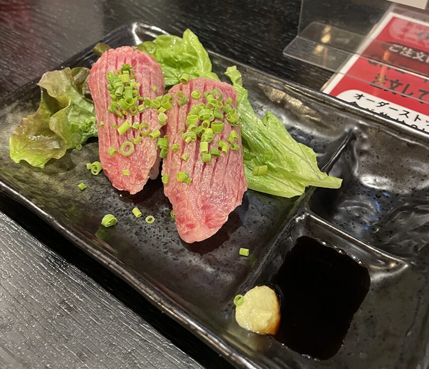 炙屋ぼっけもん：和牛にぎり寿司