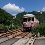 片上鉄道吉ヶ原駅からキハ702に乗る(動画あり)in 美咲町