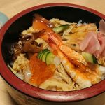 津山駅前(駅構内?)にある権太寿しでランチ