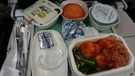 大韓航空（Korean Air）の機内食