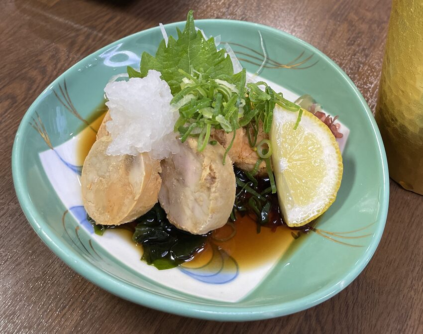 居酒屋北海あん肝ポン酢（津山市）