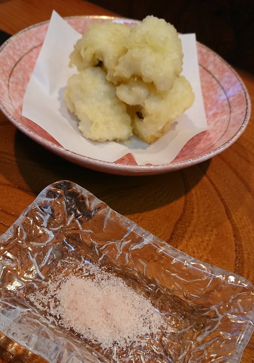 和食バル＆鮨「料理屋 山崎」鱧天ぷら