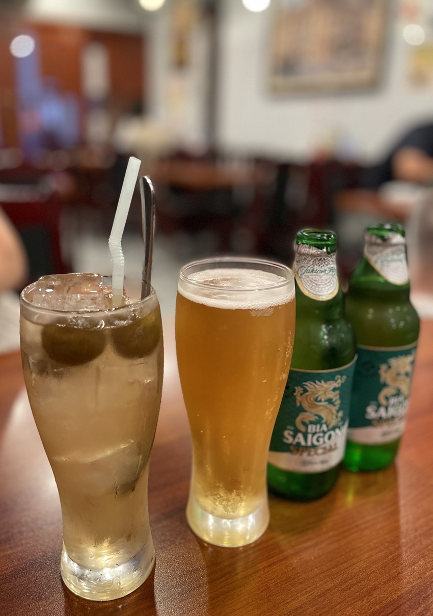 イボモモジュース・サイゴンビール