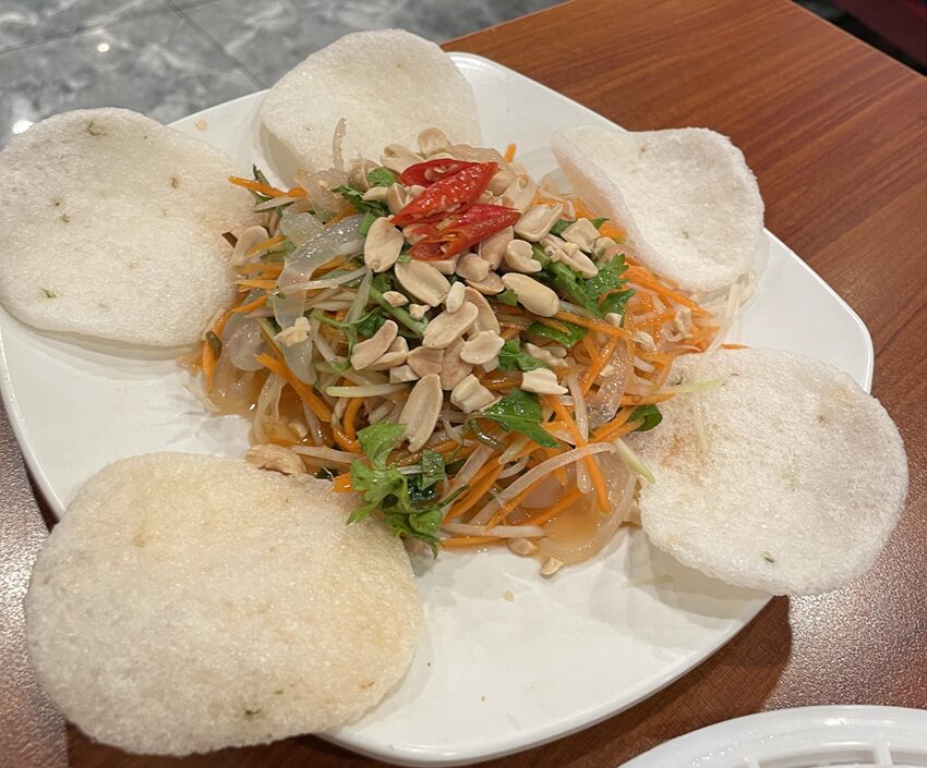 青パパイヤクラゲサラダ