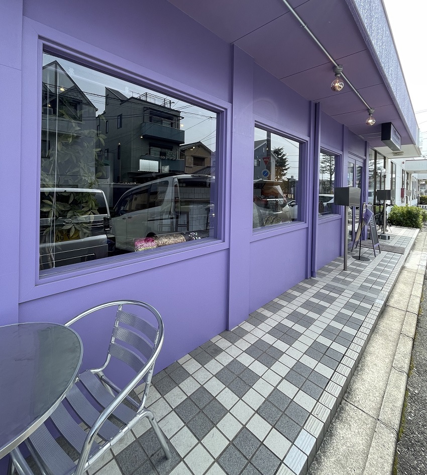 紫の白雪姫カフェL/Bloomer（エルブルーマー）岡山市北区西古松