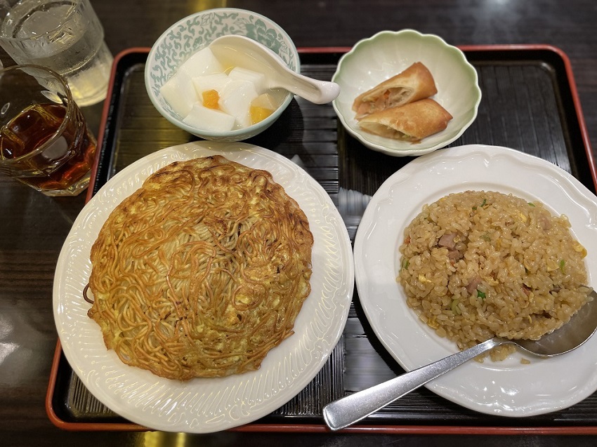 横浜中華街の名店「梅蘭」上海料理まんぷくセット