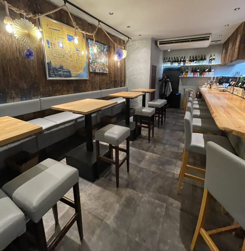 「日本酒バル花門」岡山駅前商店街