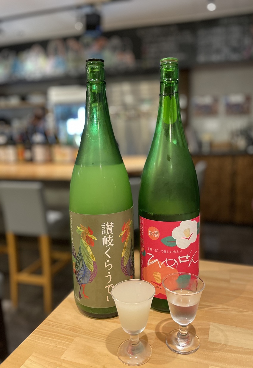 日本酒バル花門飲み比べ