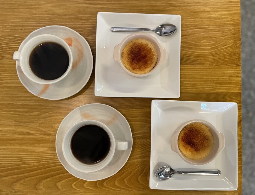 オリーブ食堂のデザートカタラーナ