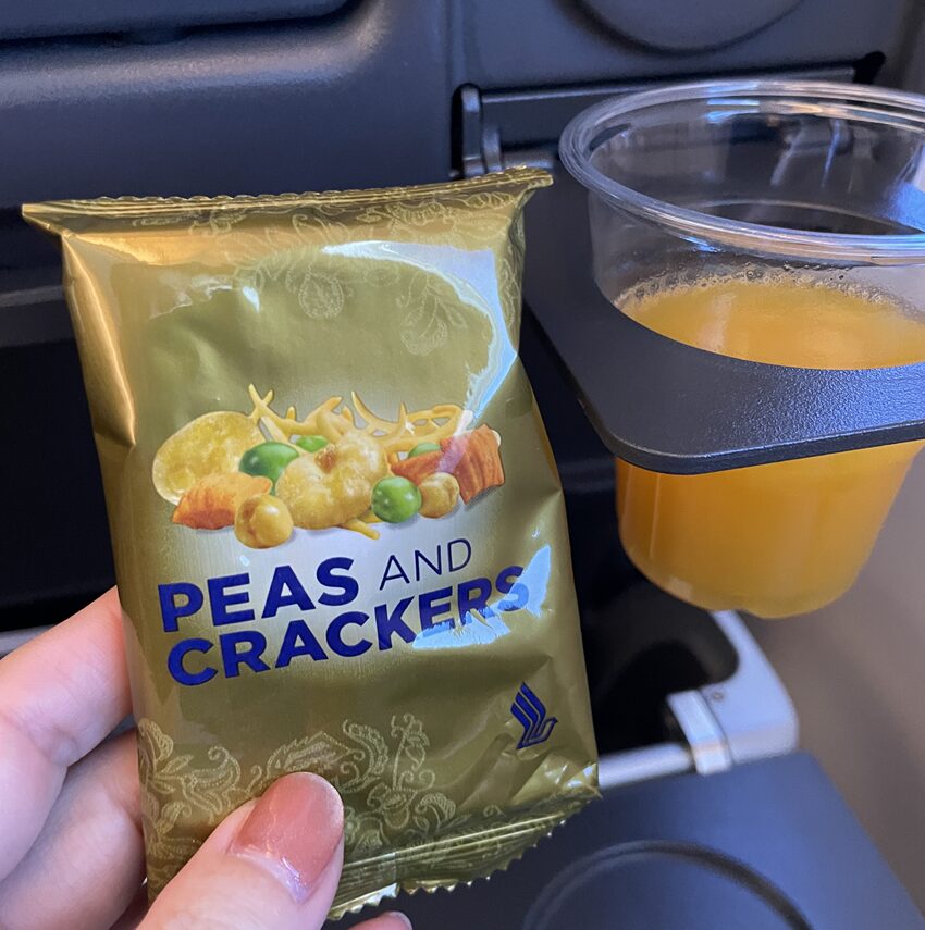 シンガポール航空機内食