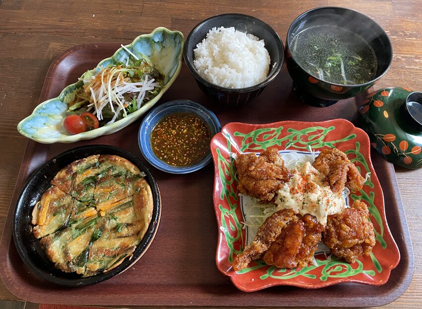 韓国料理ランチ「ソウルフード柊」ヤンニョムチキンランチ