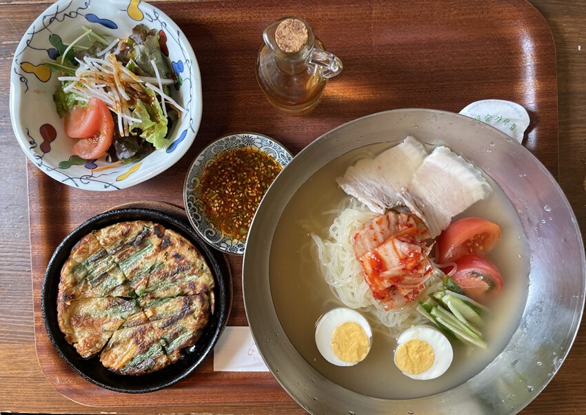 韓国料理ランチ「ソウルフード柊」冷麺ランチ