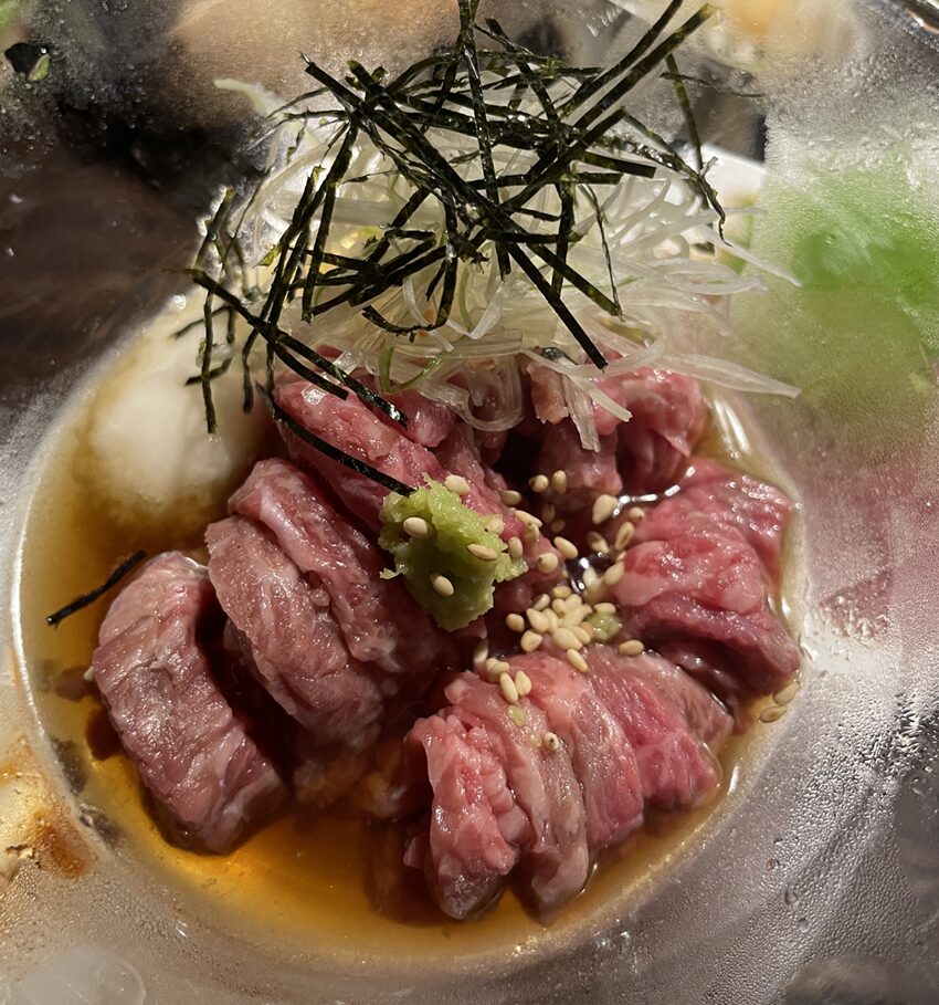 黒毛和牛の肉ソーメン