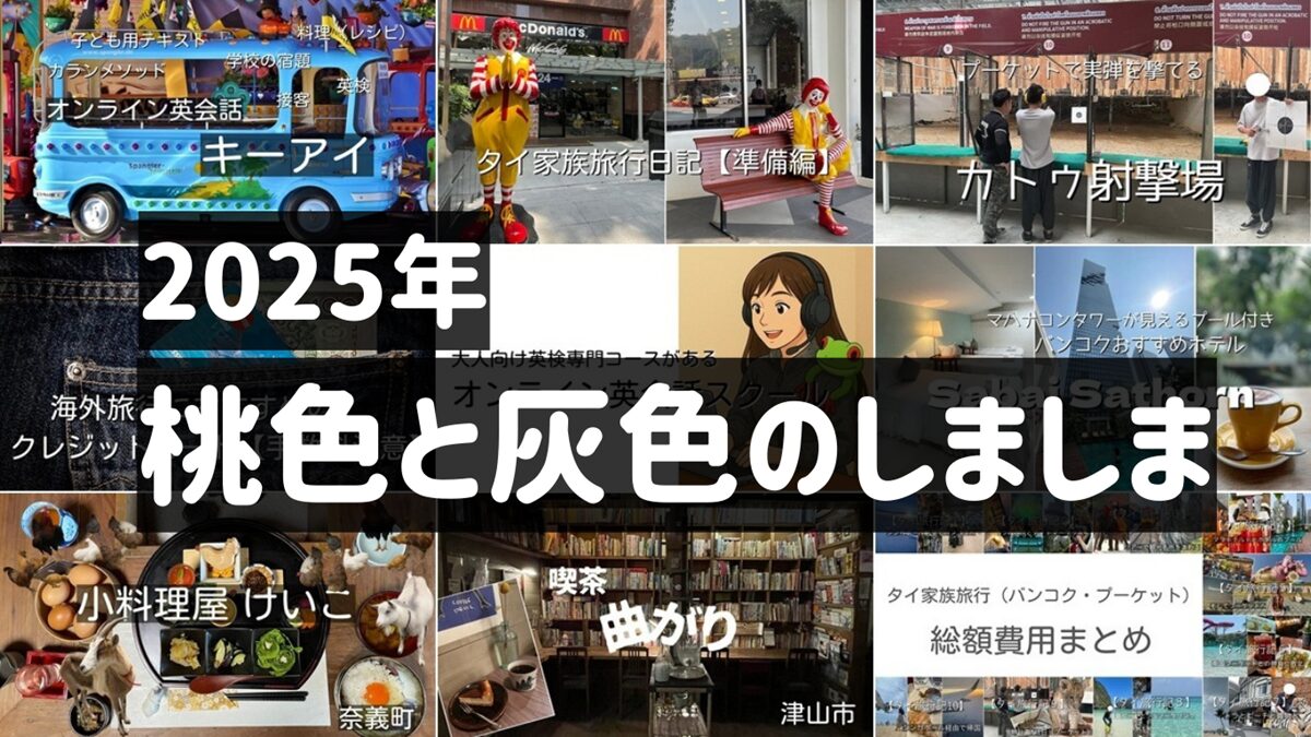 コアアプデって何?趣味で続けるブログ10周年【2025年を写真で振り返る】