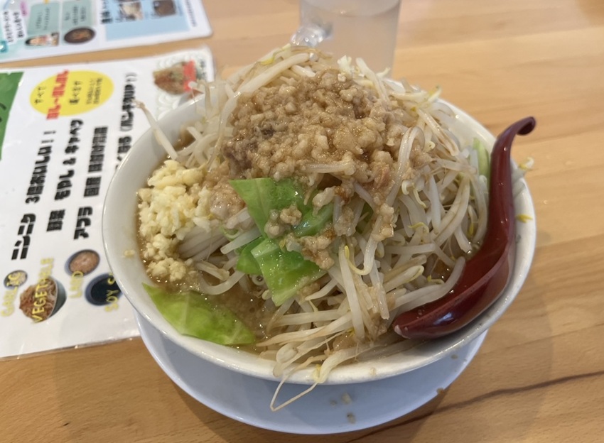 二郎系ラーメンつけ麺「今を粋ろ」津山市