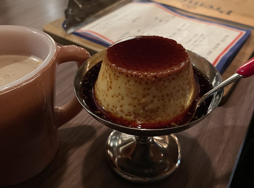 喫茶のプリンとタイティー