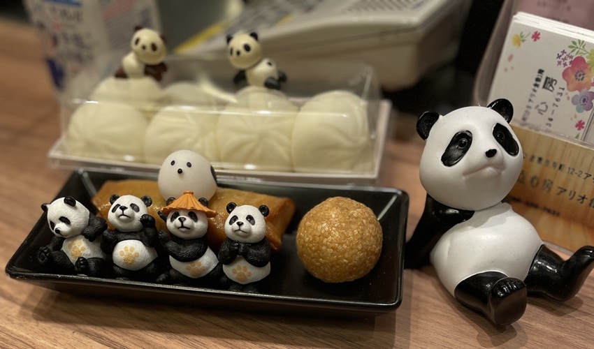 パンダがかわいい台湾点心房(アリオ倉敷フードコート)