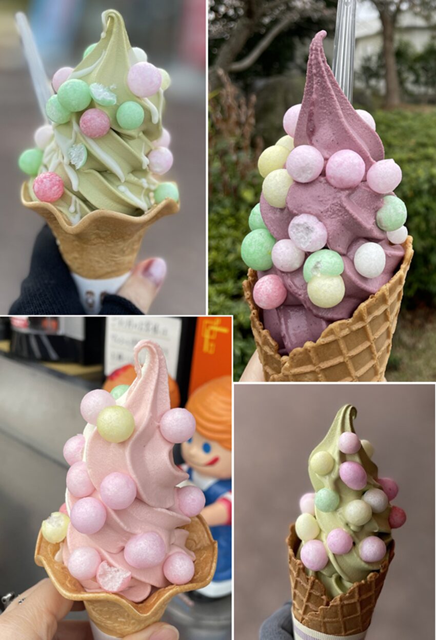 おいりさんソフトクリーム（松山道上り豊浜SA）