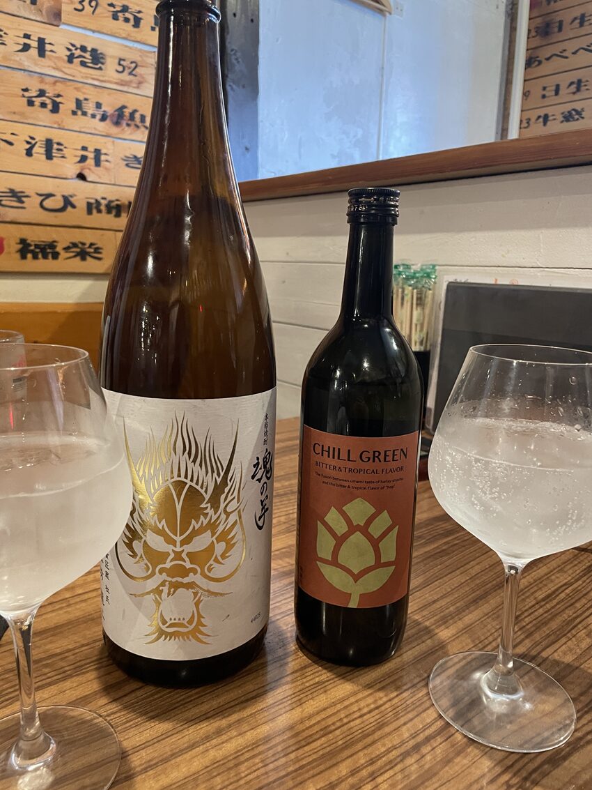 焼酎と地鶏と魚の店 あべべ：焼酎