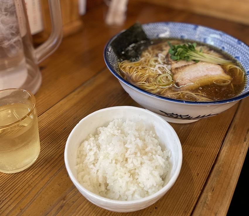 中華蕎麦 みず川（ミシュラン掲載ラーメン店）中華そば（麺特盛り）