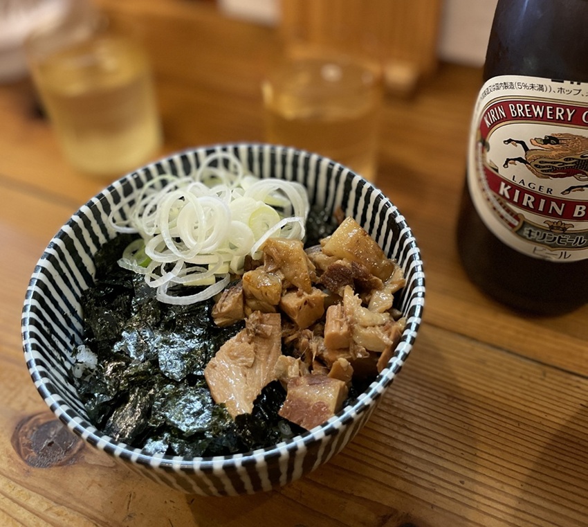 中華蕎麦 みず川（ミシュラン掲載ラーメン店）細切れチャーシュー丼